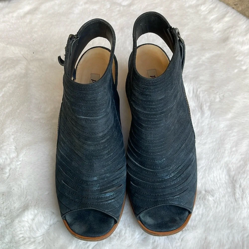 Paul Green Cayanne leather peep toe bootie